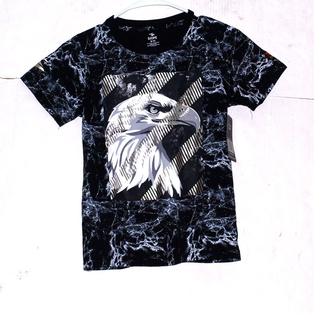 S1OPE Black And White T-Shirt #